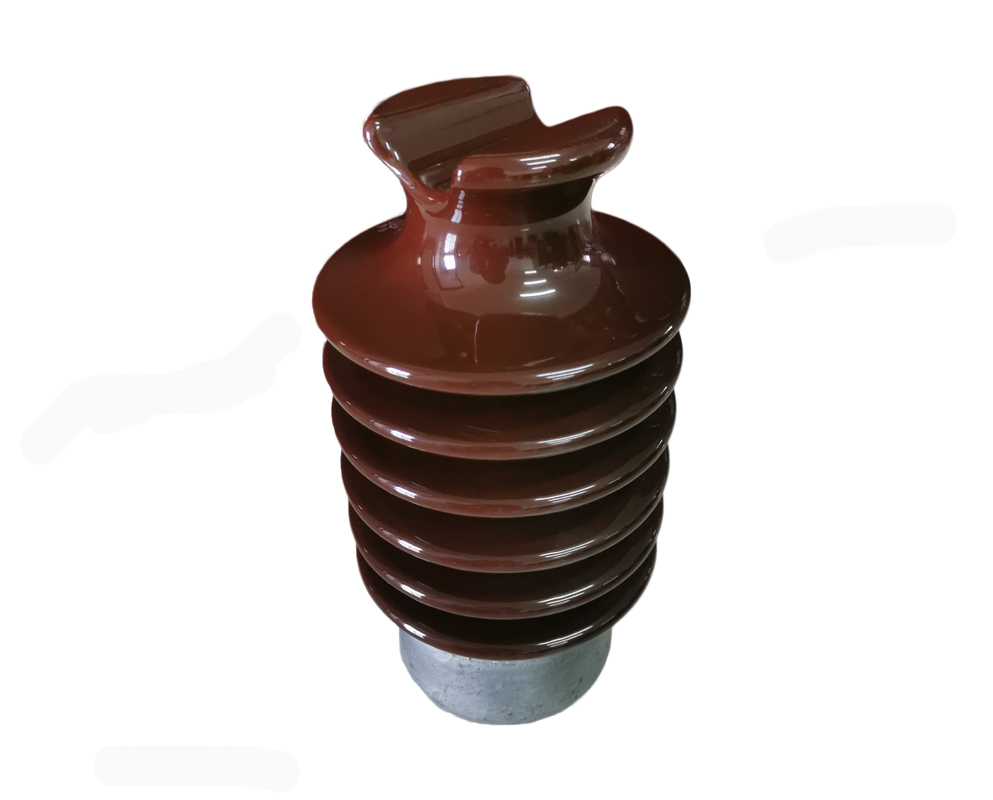 Linea luminosa isolante della porcellana dell'OEM lustrata Brown 22kV della posta