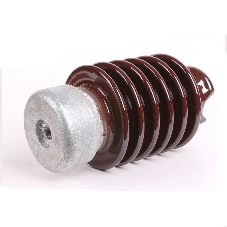 Linea luminosa isolante della porcellana dell'OEM lustrata Brown 22kV della posta