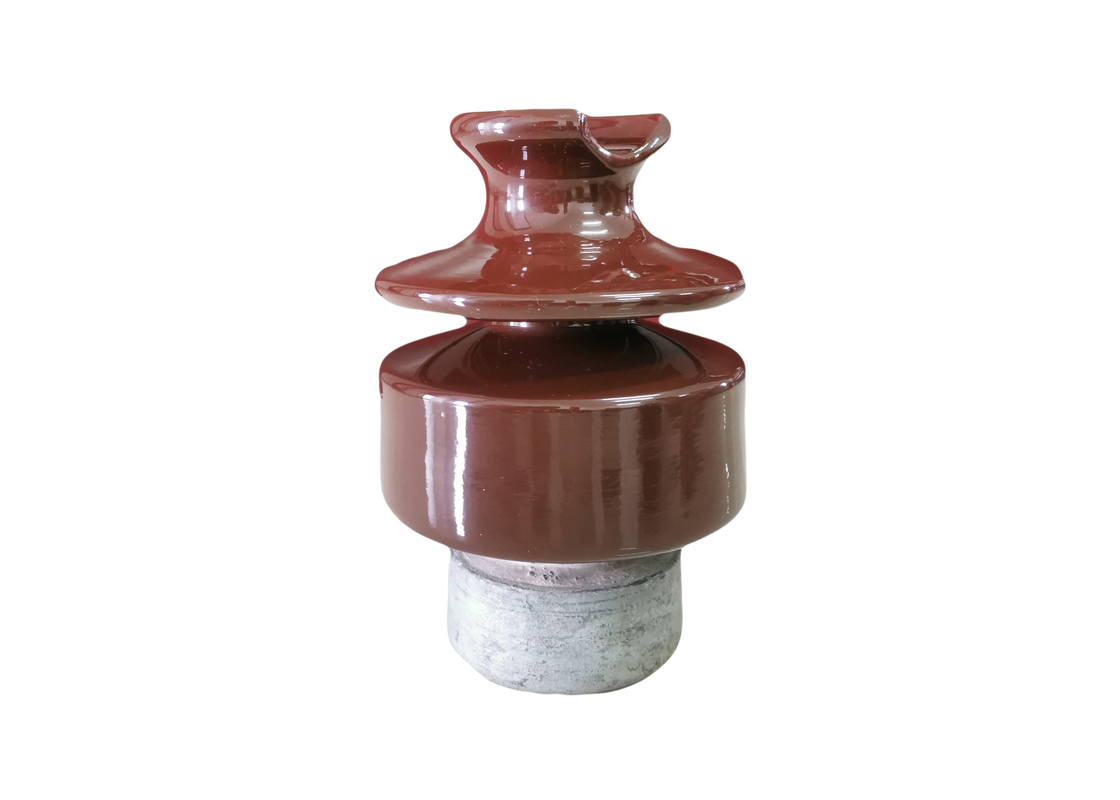ANSI di colore 24kV di Brown 56-2 Pin Type Porcelain Insulator