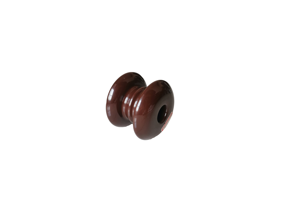 Lo speciale ha progettato gli isolanti della bobina della porcellana di altezza 93mm di Brown