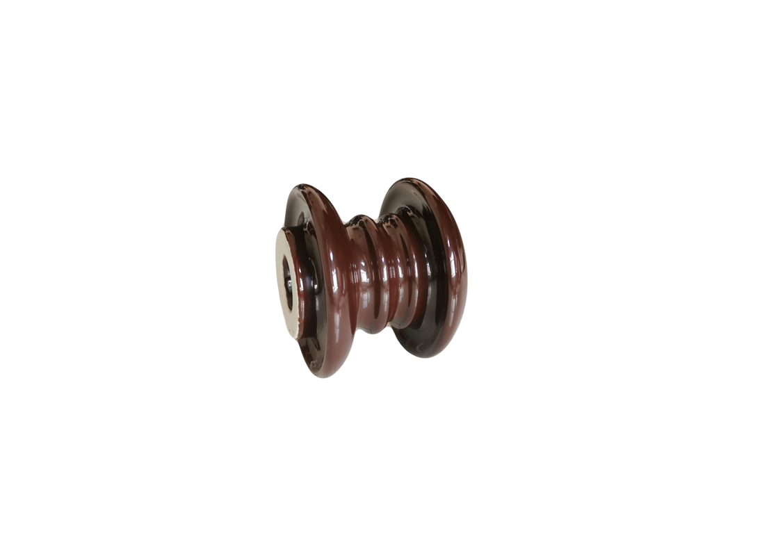 Lo speciale ha progettato gli isolanti della bobina della porcellana di altezza 93mm di Brown