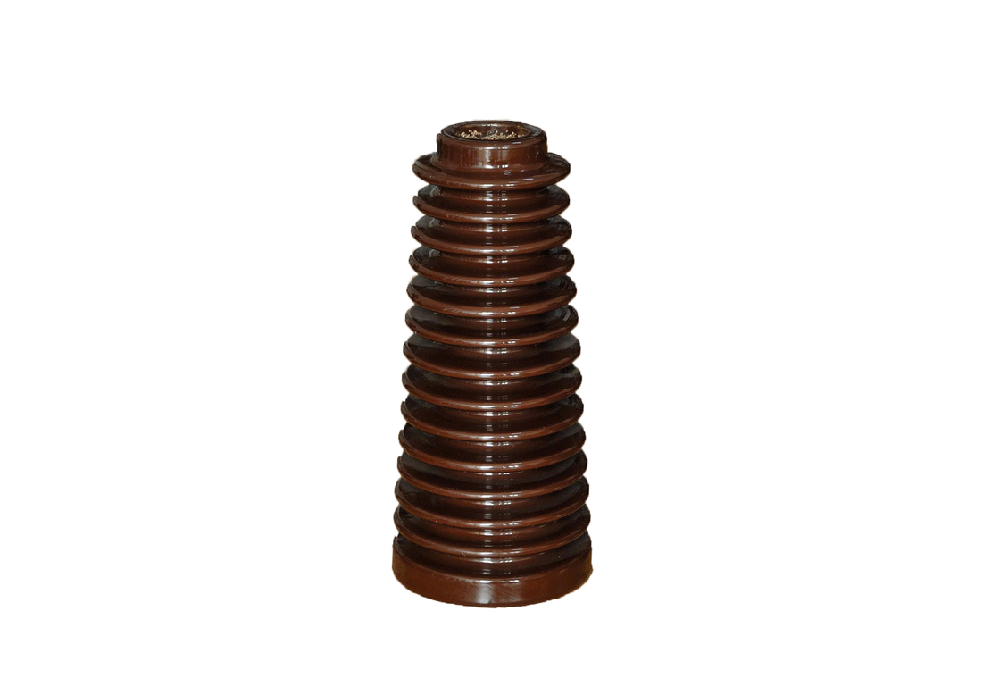 Isolanti della posta della porcellana di altezza 12.5kN di Brown 381mm per distribuzione di Electric Power