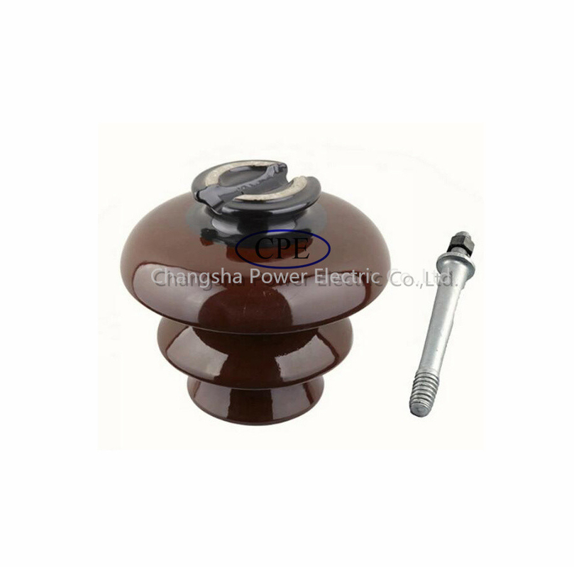 colore disponibile di Pin Type Porcelain Insulator Oem Brown dei semi 11kv
